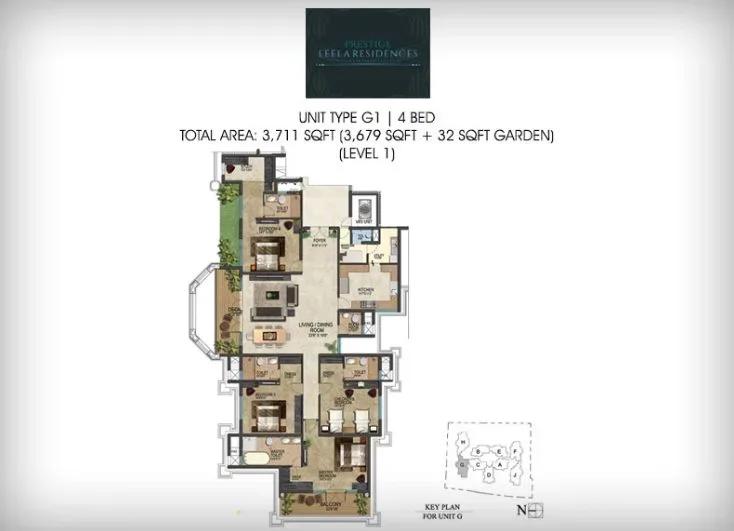 Prestige Leela Residences apartments