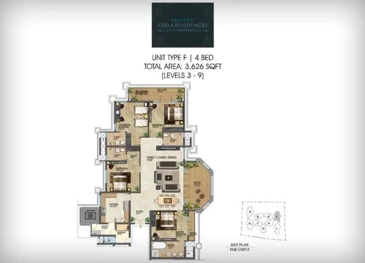 Prestige Leela Residences apartments