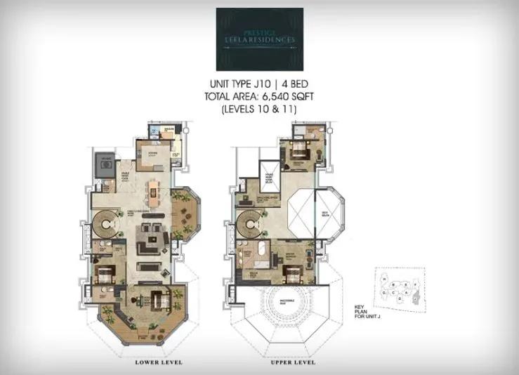 Prestige Leela Residences apartments