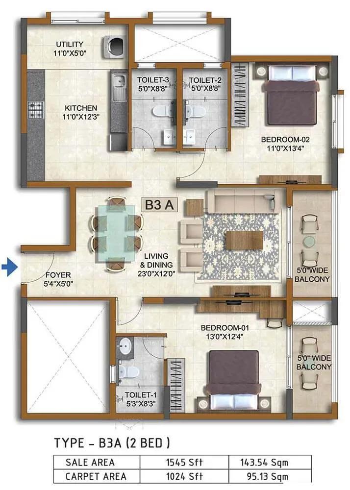 Prestige Waterford apartments