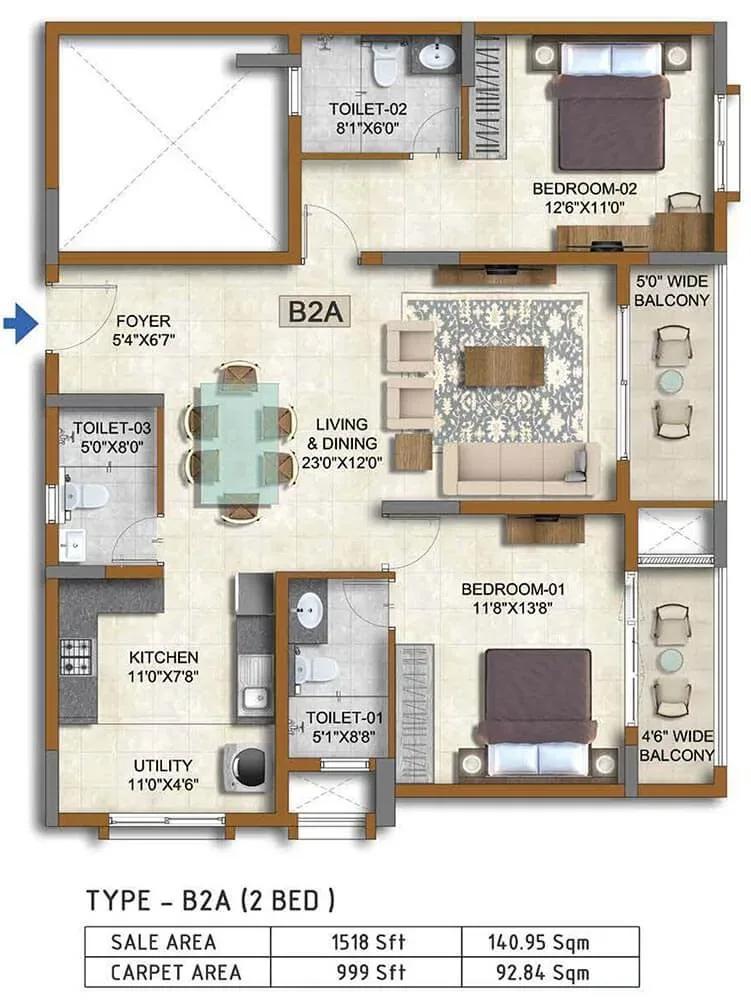 Prestige Waterford apartments