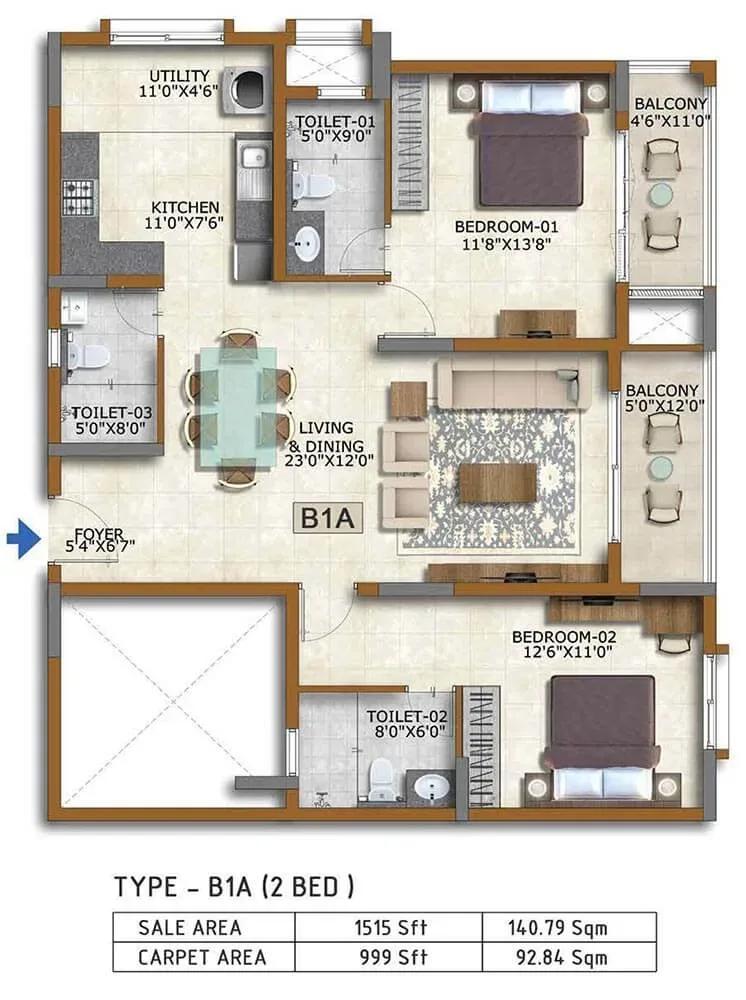 Prestige Waterford apartments