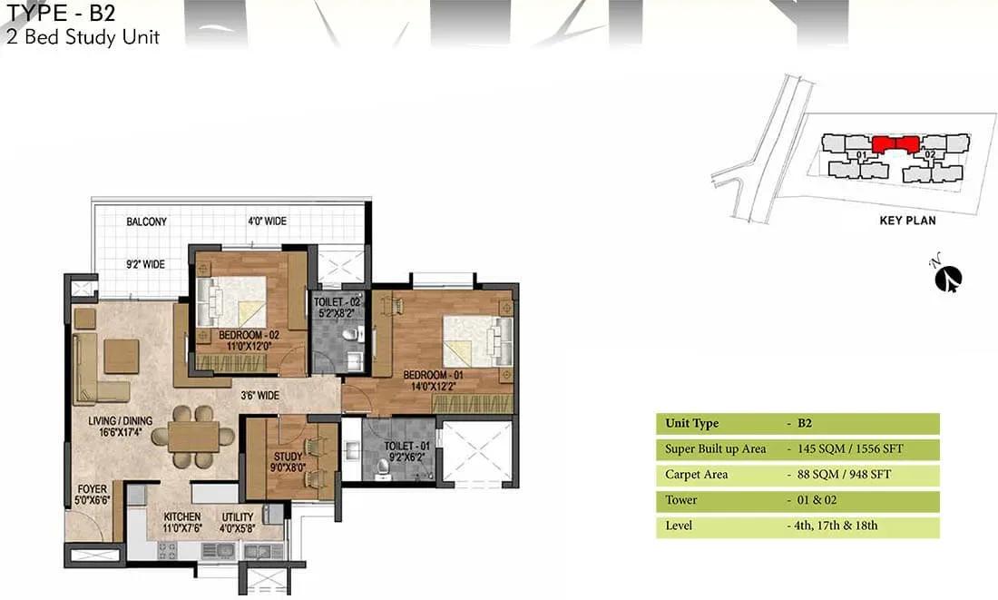 Prestige Woodland Park apartments