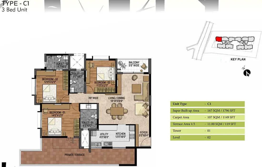 Prestige Woodland Park apartments