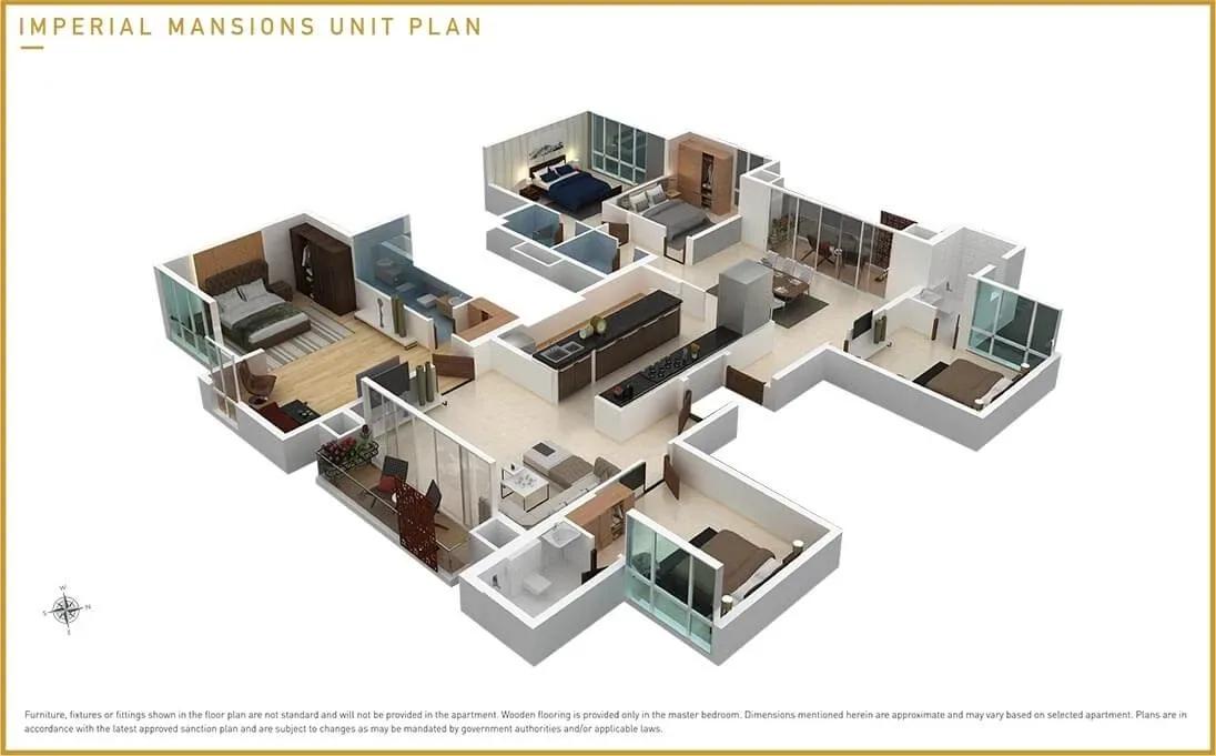 Purva Somerset House apartments floor plan