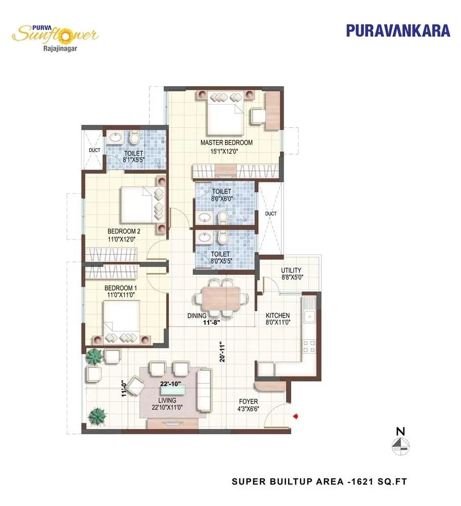 Purva Sunflower apartments