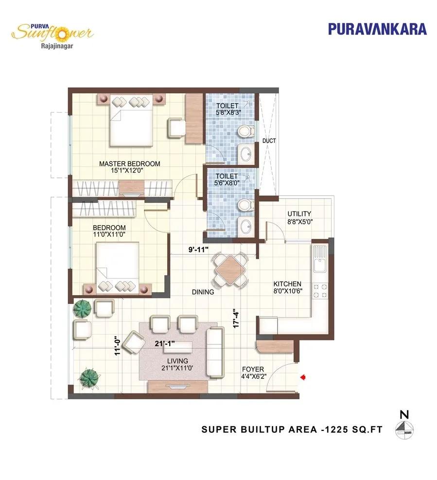 Purva Sunflower apartments