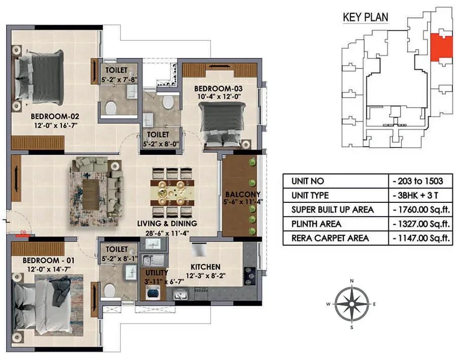 Radiance Majestic apartments