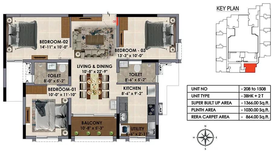Radiance Majestic apartments
