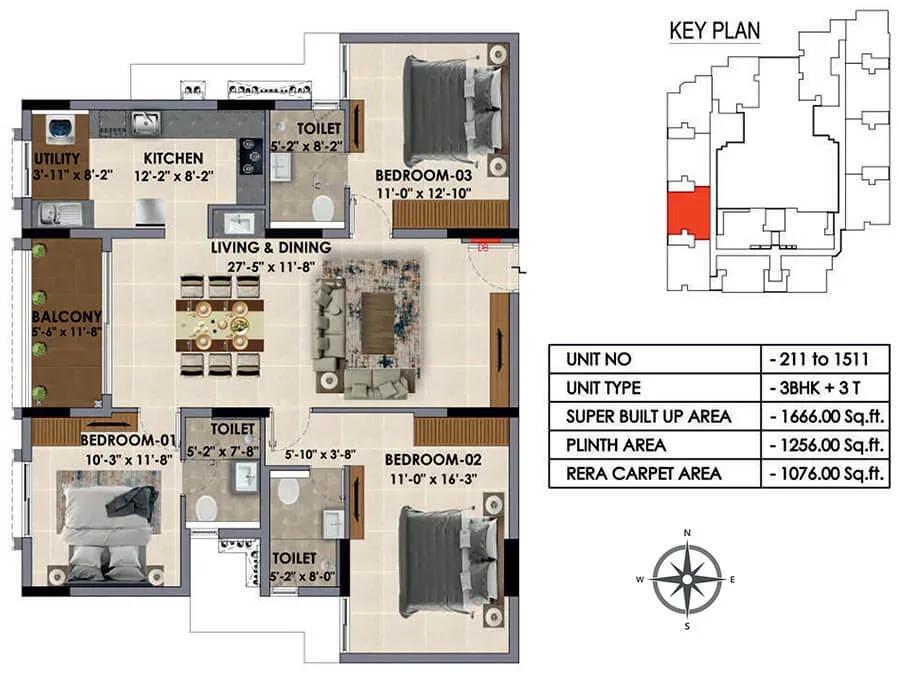 Radiance Majestic apartments