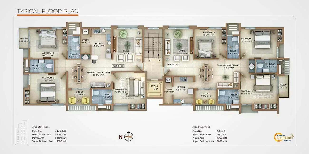 Radiance Rajshri apartments
