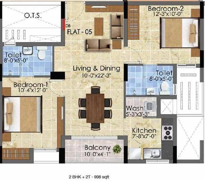 Radiance Suprema apartments floor plan