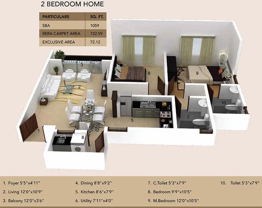 Ramky Fortuna apartments