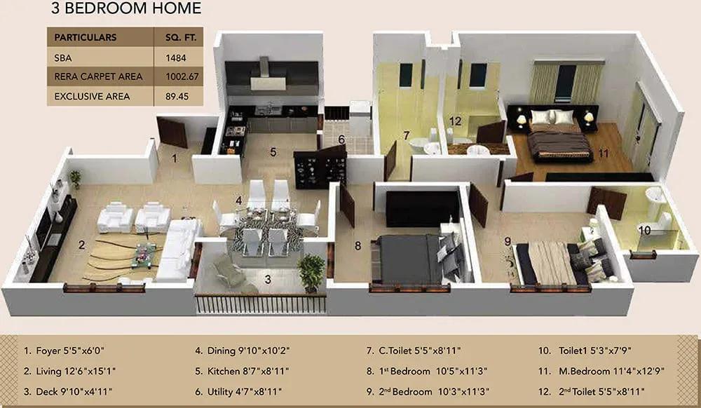 Ramky Fortuna apartments