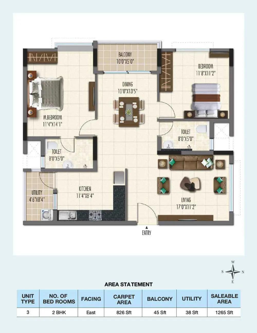 Ramky One Galaxia apartments