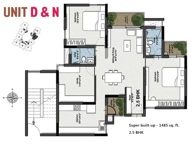 RBD Stillwaters apartments floor plan