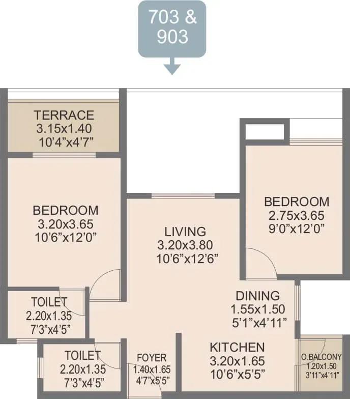 Rohan Ipsita apartments
