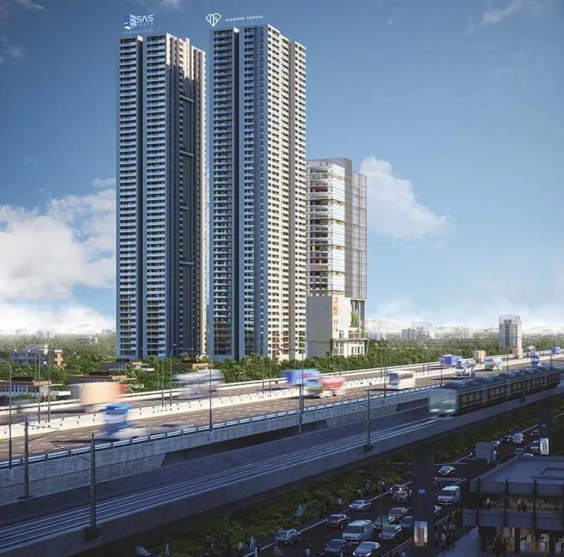 SAS Diamond Towers apartments