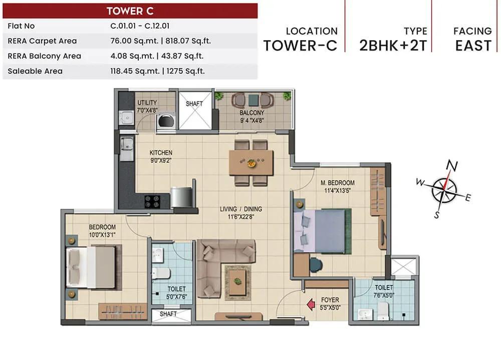 Shriram Codename Smash Hit apartments