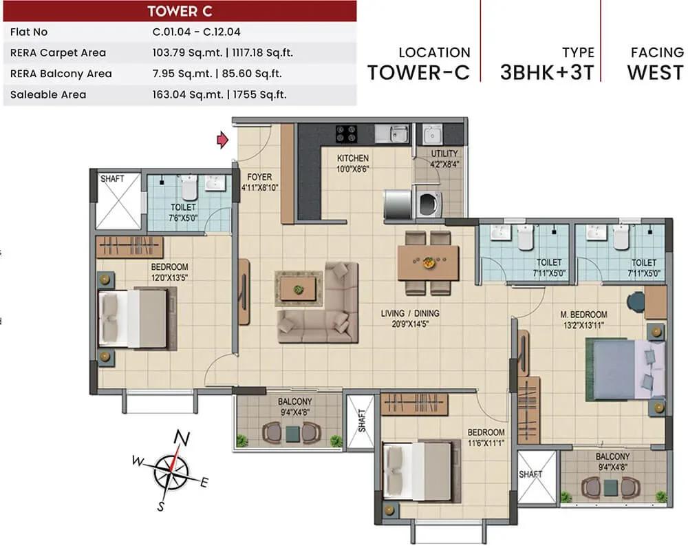Shriram Codename Smash Hit apartments
