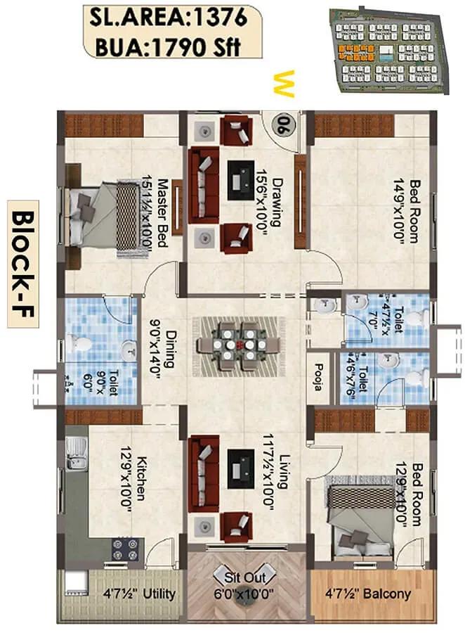 SNR The Elite apartments