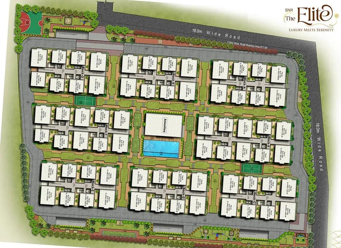 SNR The Elite apartments