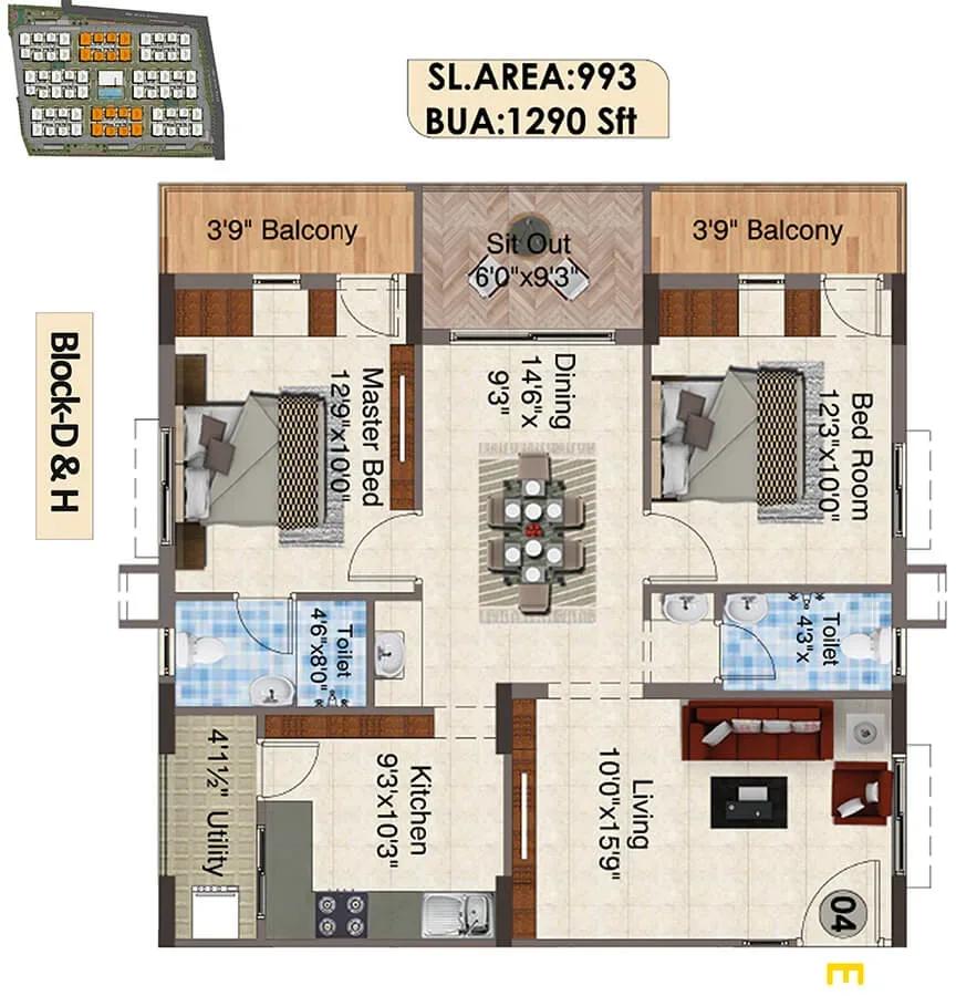 SNR The Elite apartments