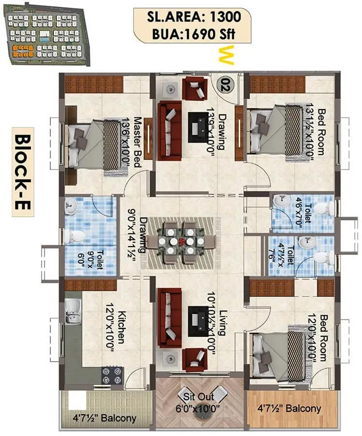 SNR The Elite apartments