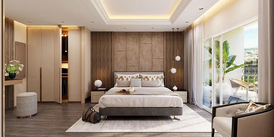 Sobha Dream Acres Ayana apartments master bedroom