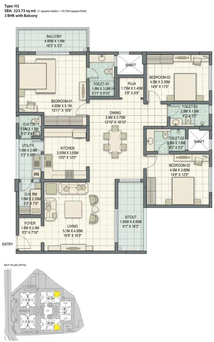 Sobha Palladian apartments