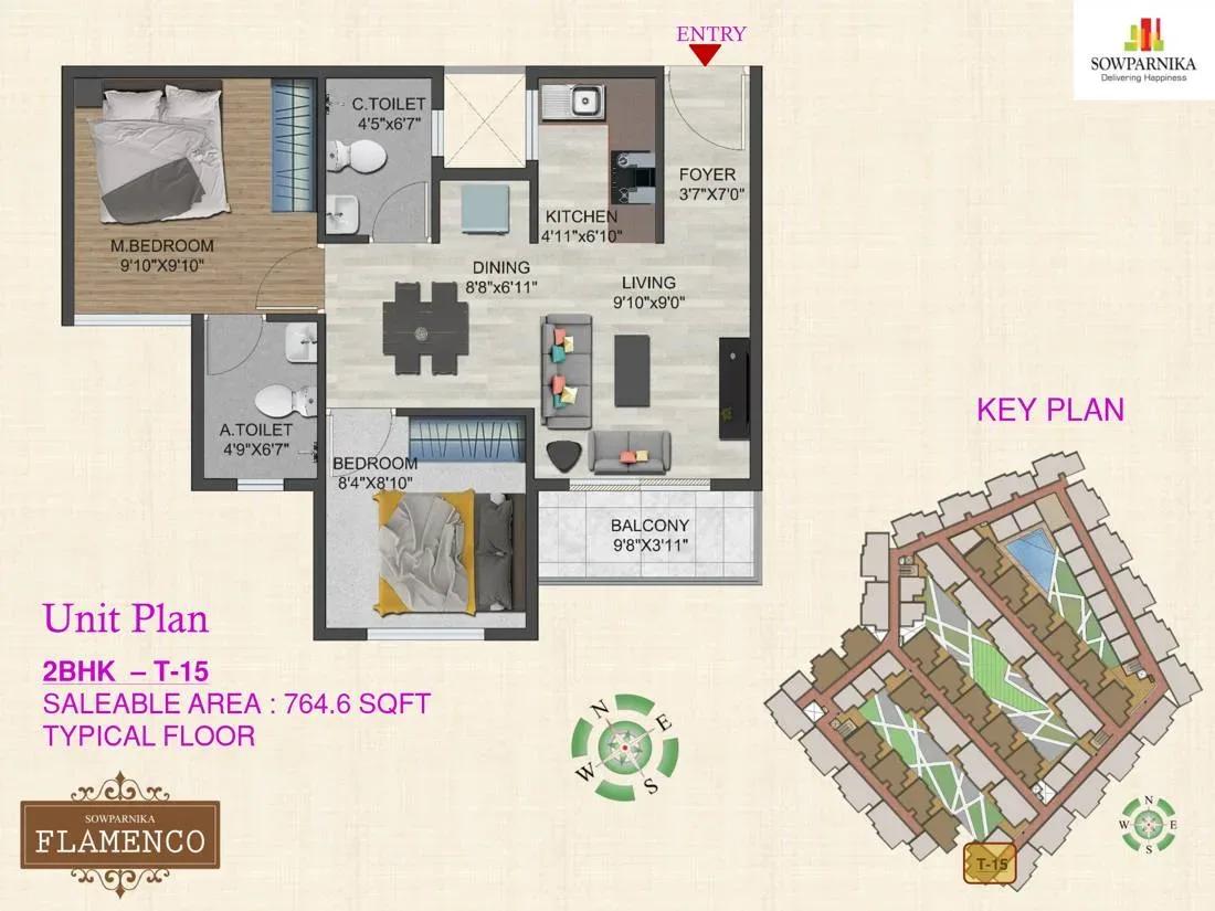 Sowparnika Flamenco apartments