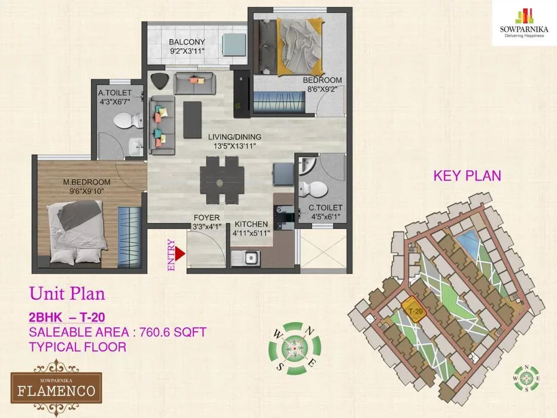 Sowparnika Flamenco apartments