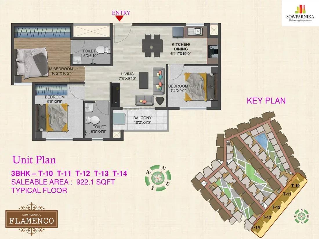Sowparnika Flamenco apartments