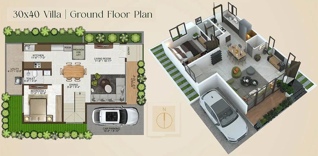 Sowparnika Life villas