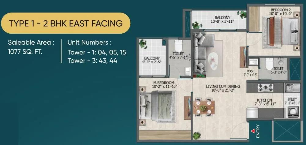 Sowparnika Rhythm of Rain apartments