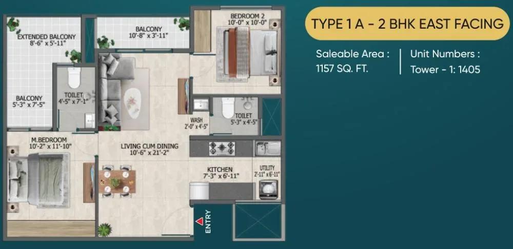 Sowparnika Rhythm of Rain apartments