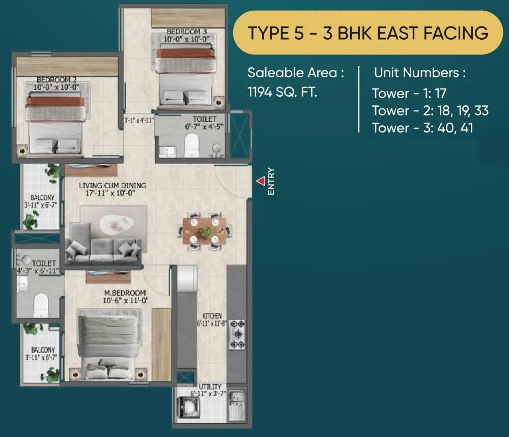 Sowparnika Rhythm of Rain apartments