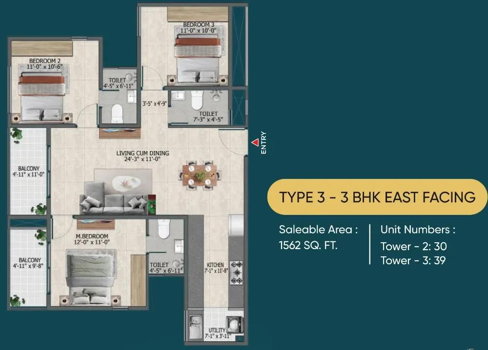 Sowparnika Rhythm of Rain apartments