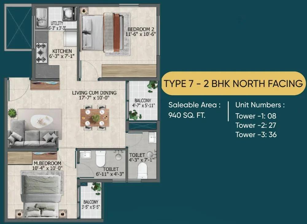 Sowparnika Rhythm of Rain apartments