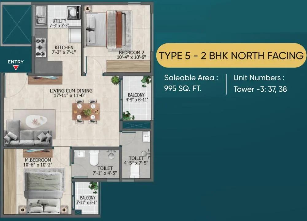 Sowparnika Rhythm of Rain apartments