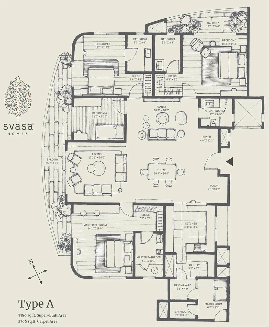 Svasa Homes apartments