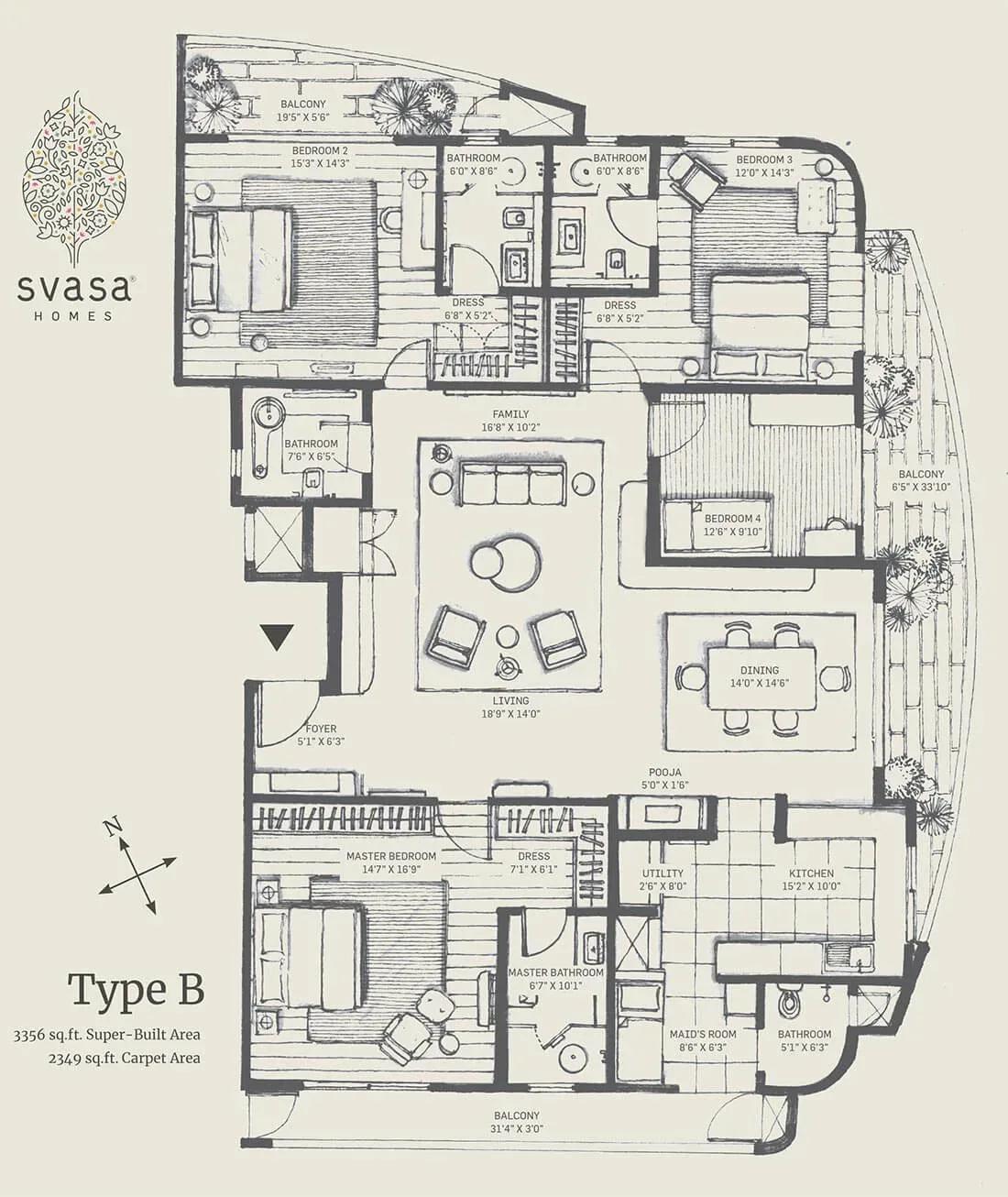 Svasa Homes apartments