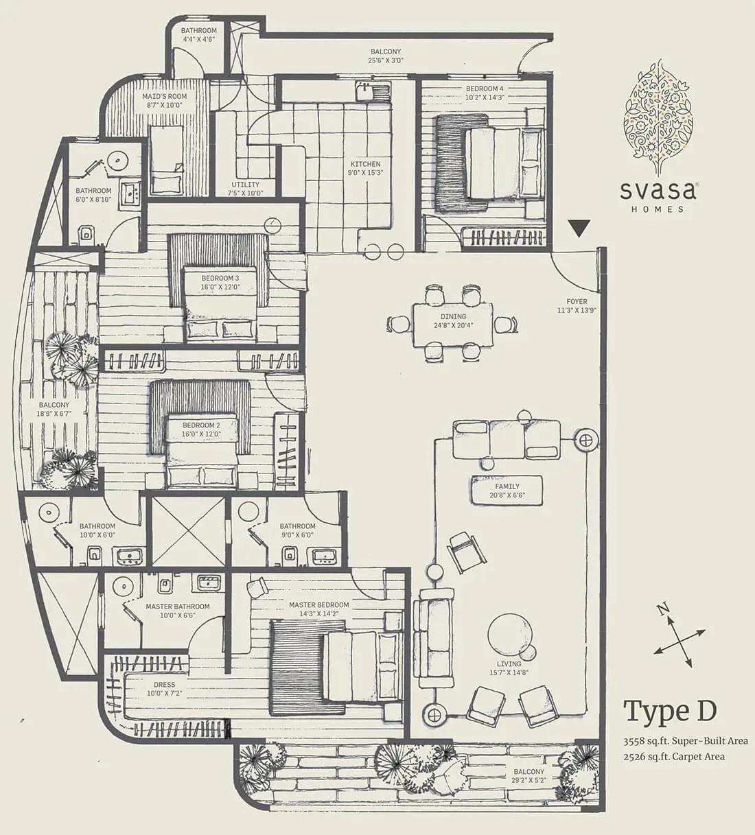 Svasa Homes apartments