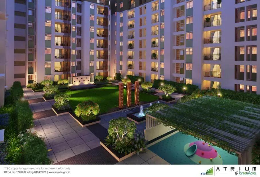 TVS Emerald Atrium apartments