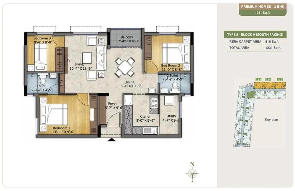 TVS Emerald Green Enclave apartments