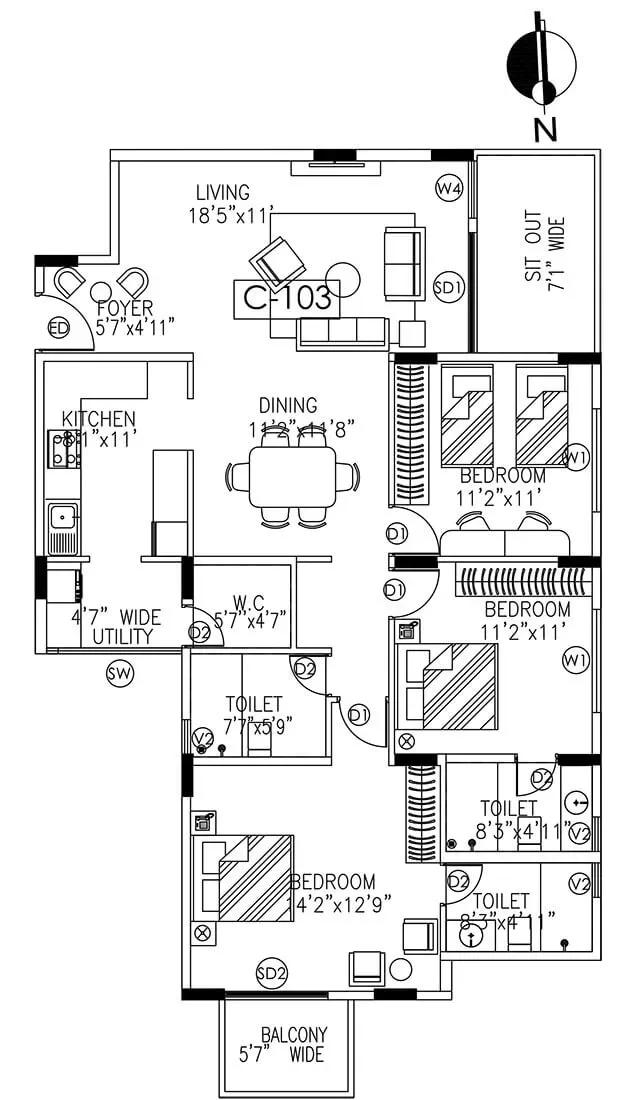 Umiya Woods apartments