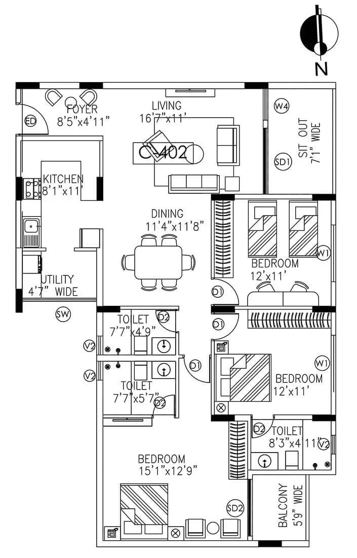 Umiya Woods apartments