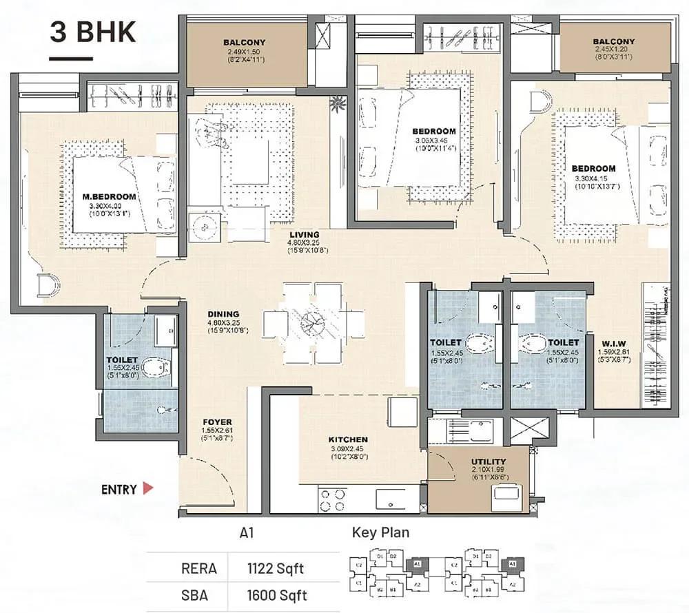 Vajram Newtown 2.0 apartments