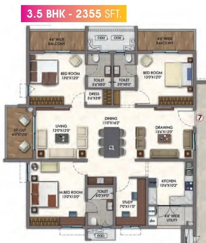 Vision Arsha apartments
