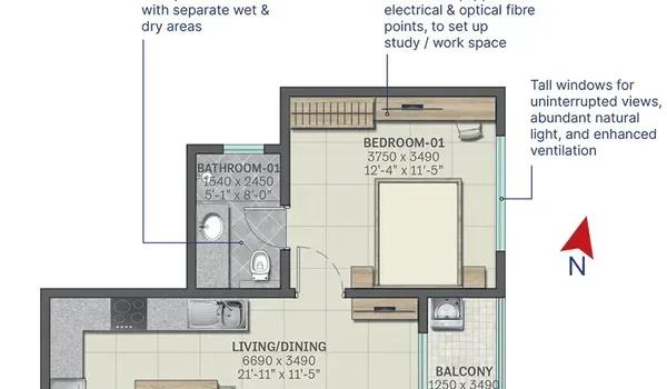 Sobha Neopolis floor plan